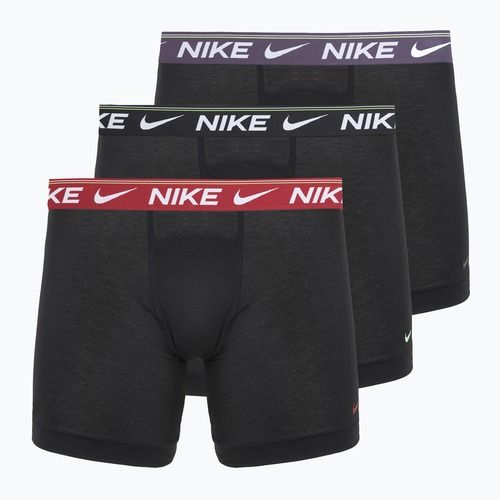 Men's boxers Nike Dri-FIT Ultra Comfort 3 pairs black/team crimson/dark raisin/black