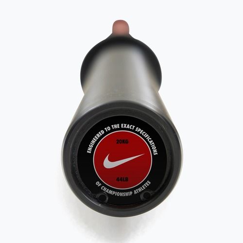 Straight barbell Nike Strength Coated Premium Barbell red swoosh