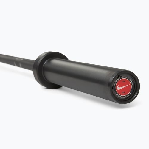 Straight barbell Nike Strength Coated Premium Barbell black just do it