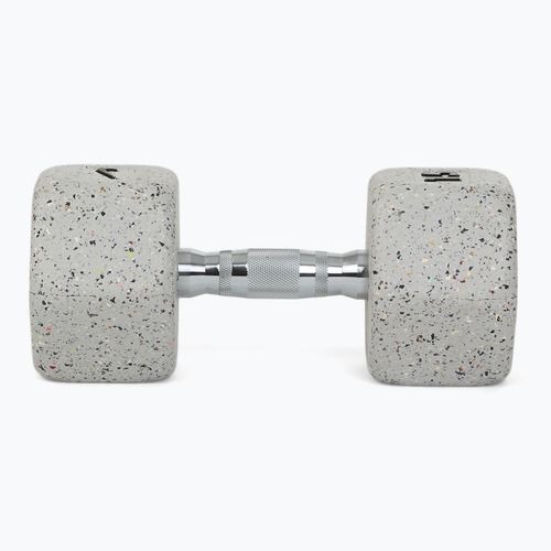 Rubber-coated dumbbell Nike Strength Grind Hex Dumbbell 15 kg wolf grey