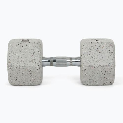 Rubber-coated dumbbell Nike Strength Grind Hex Dumbbell 20 kg wolf grey