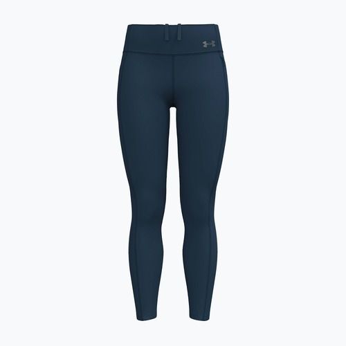Women's running leggings Under Armour Velociti wham blue/hyper green/white