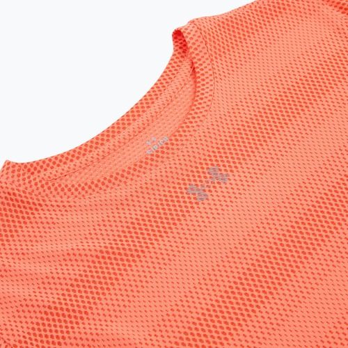 Women's running top Under Armour Velociti electric tangerine/black/green mode