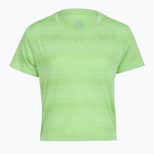 Women's running top Under Armour Velociti lumos lime/white