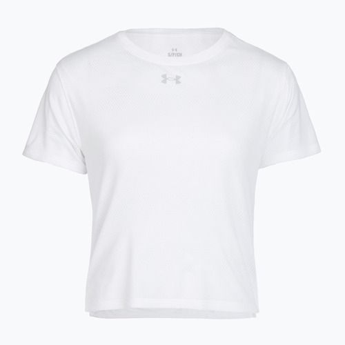 Women's running top Under Armour Velociti white/white/black