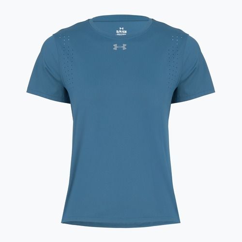 Women's running top Under Armour Velociti Pro wham blue/hyper green/white