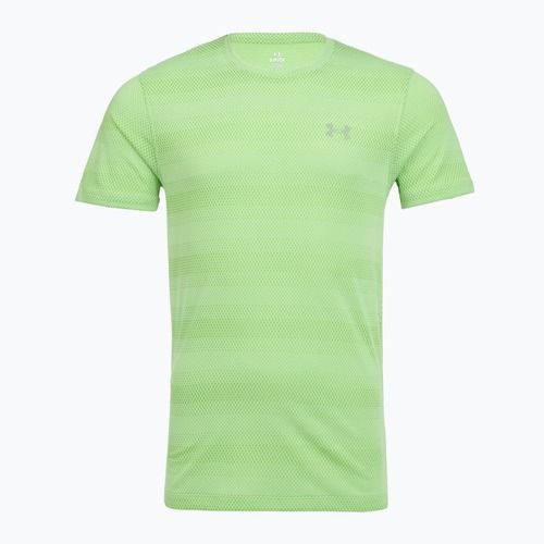 Men's running top Under Armour Velociti lumos lime/white