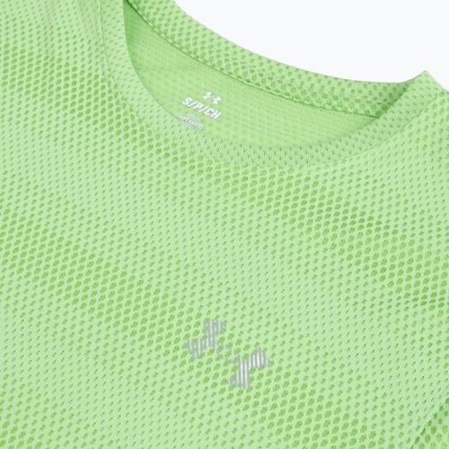 Men's running top Under Armour Velociti lumos lime/white