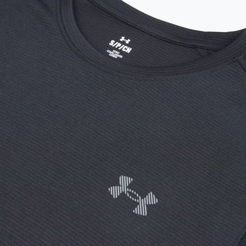 Men's running top Under Armour Velociti Reflect black/black/metallic silver