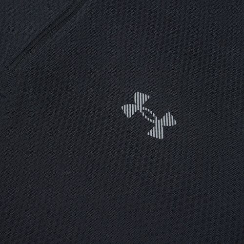 Men's running sweatshirt Under Armour Velociti 1/4 Zip black/black/metallic silver
