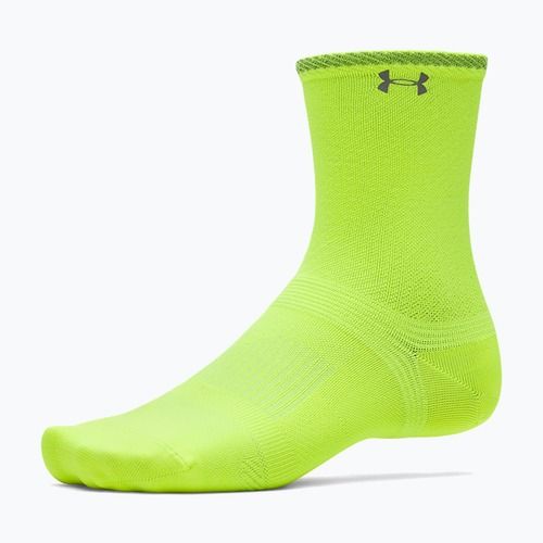 Socks Under Armour Velociti Lite Crew high vis yellow/high vis yellow/white