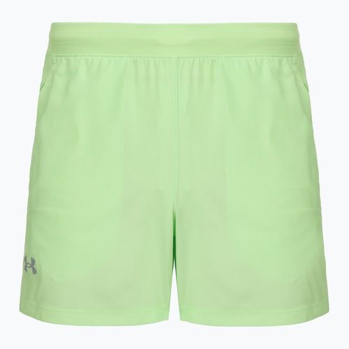 Men's running shorts Under Armour Launch 5" lumos lime/white