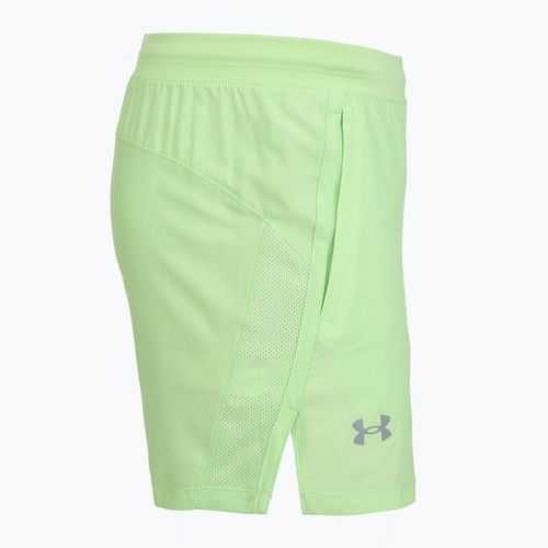 Men's running shorts Under Armour Launch 5" lumos lime/white