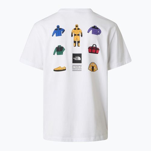 Men's trekking T-shirt The North Face Mountain Celebration Regular tnf white