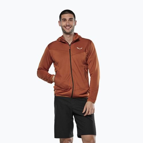 Men's trekking sweatshirt Salewa Puez Altavia PL HD bombay brown
