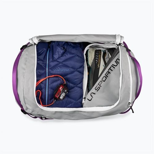 Travel bag La Sportiva Nomad Duffel 40 l chalk/black