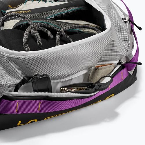 Travel bag La Sportiva Nomad Duffel 40 l chalk/black