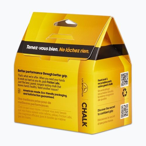 Magnesia chalk La Sportiva Chalk FL 71 g chalk/yellow