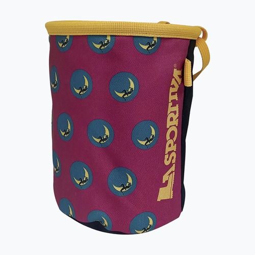 Magnesia bag La Sportiva Granite Climbing On The Moon fucsia/giallo