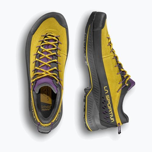Men's approach shoes La Sportiva TX4 Evo yellow/purple