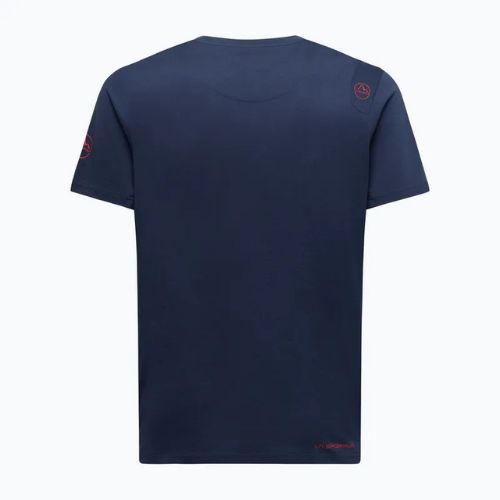 Men's climbing T-shirt La Sportiva Solution night sky/mountain red