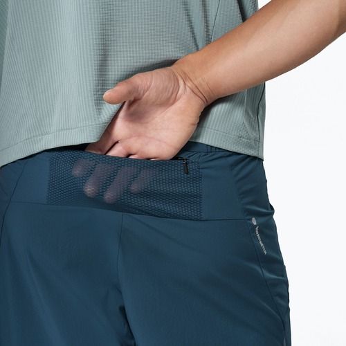 Men's trekking shorts Salewa Pedroc DST Light pond blue