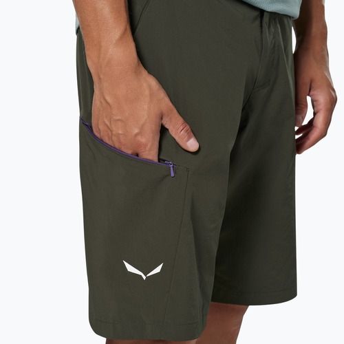 Men's trekking shorts Salewa Pedroc 4 DST Cargo dark olive/0910