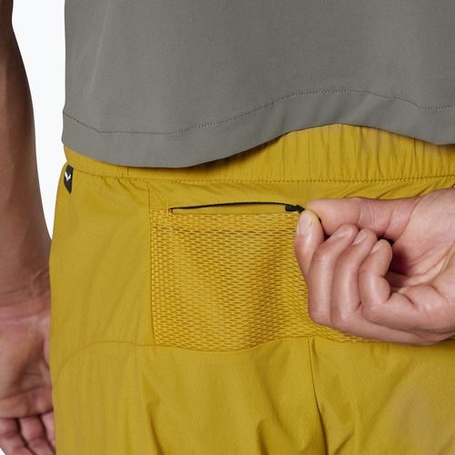 Men's trekking shorts Salewa Pedroc DST 2IN1 olive oil int/0870