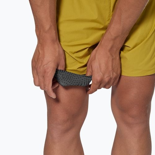 Men's trekking shorts Salewa Pedroc DST 2IN1 olive oil int/0870