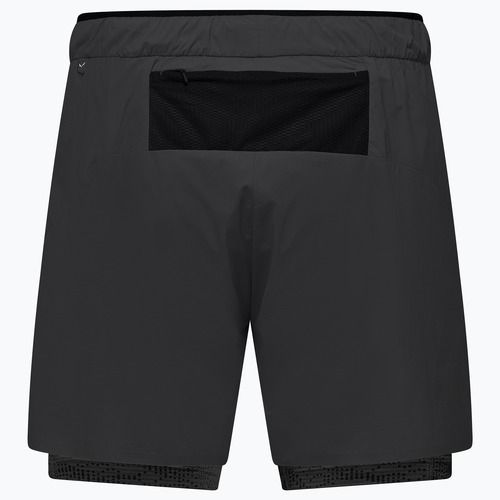 Men's trekking shorts Salewa Pedroc DST 2IN1 black out