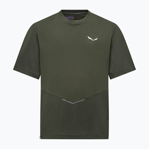 Men's T-shirt Salewa Pedroc Dry Hyb dark olive