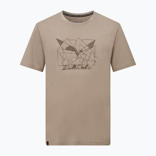 Men's T-shirt Salewa Eagle Geometric quicksand