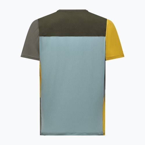 Men's trekking T-shirt Salewa Puez Sporty Dry dark olive/multi