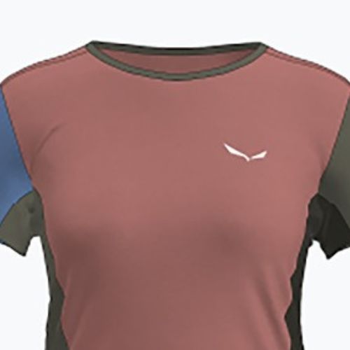 Women's trekking T-shirt Salewa Puez Sporty Dry desert pink/multi