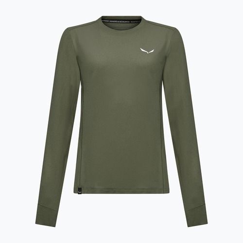 Women's trekking longsleeve Salewa Puez Dry dark olive