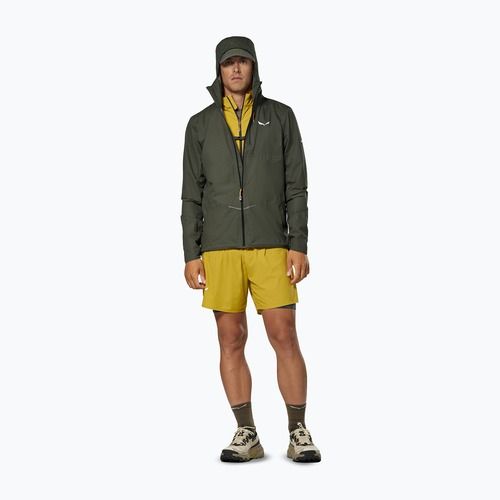 Men's waterproof jacket Salewa Pedroc 2 PTX 2.5 Light faded green