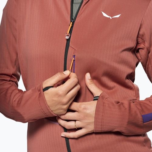 Women's wind jacket Salewa Pedroc PL 3 HD etruscan red
