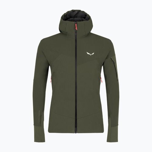 Men's softshell jacket Salewa Agner DST dark olive/0910