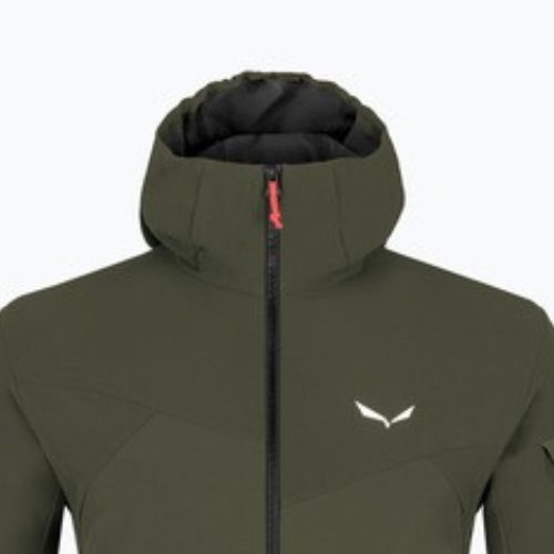 Men's softshell jacket Salewa Agner DST dark olive/0910
