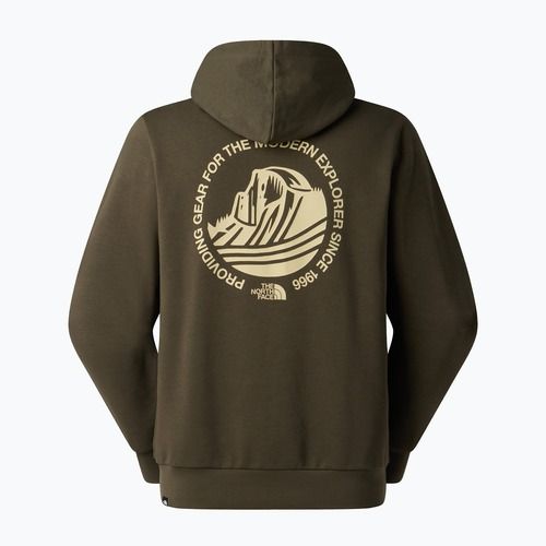 Men's sweatshirt The North Face Monte Regular Hoodie Graphic new taupe green