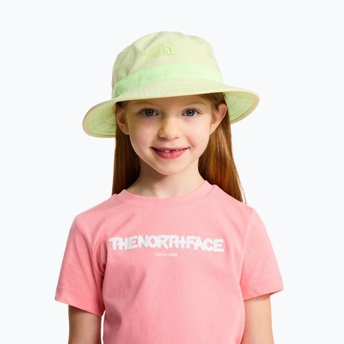 Children's hat The North Face Kids Class V Rev Bucket lemon mist logo weather topo phantom print