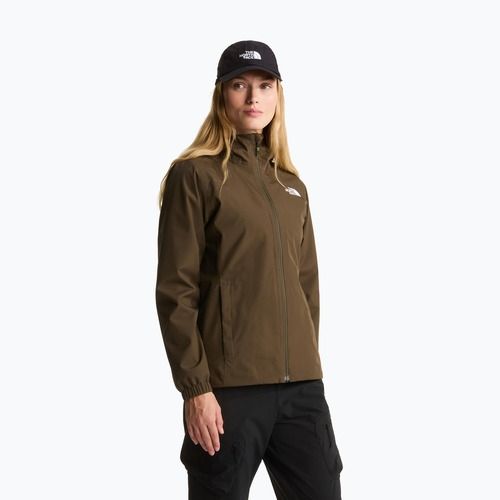 Women's softshell jacket The North Face Quest Mono taupe green
