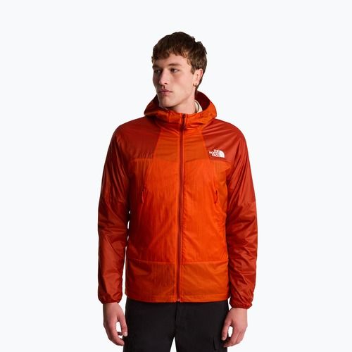 Men's wind jacket The North Face Ridgelite FF Wind lava red/iron clay