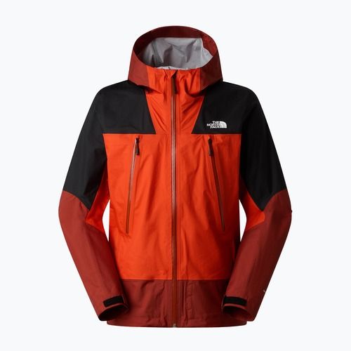 Men's rain jacket The North Face Signal 2.5L Dryvent lava red/iron clay/tnf