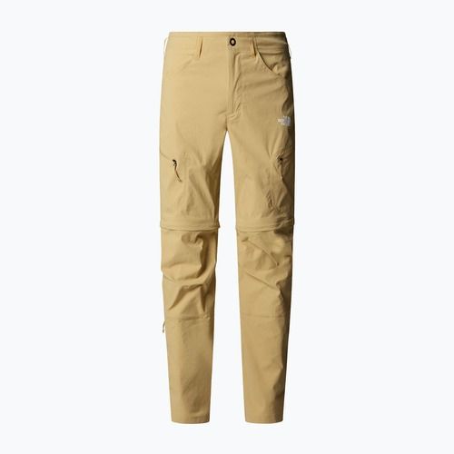 Men's trekking trousers The North Face Exploration Regular Tapered Convertible khaki stone