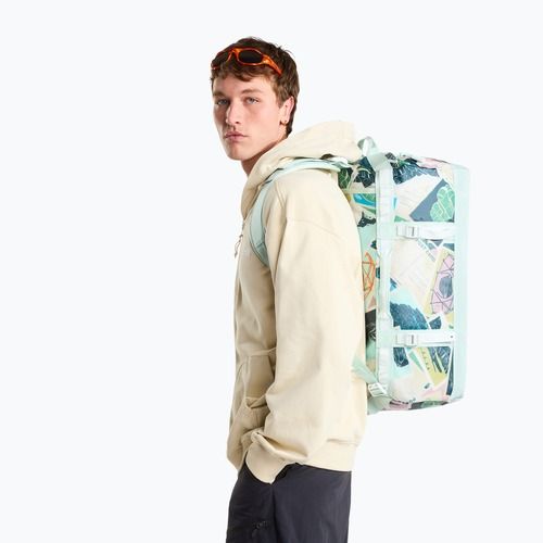 Travel bag The North Face Base Camp Duffel S 50 l opal frost tnf postcard