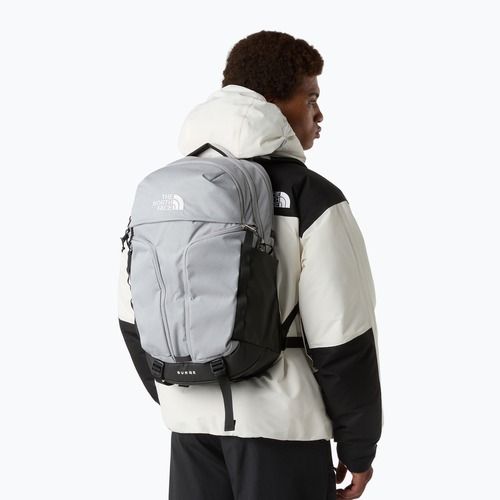 Urban backpack The North Face Surge 31 l melt grey dark heather/tnf black