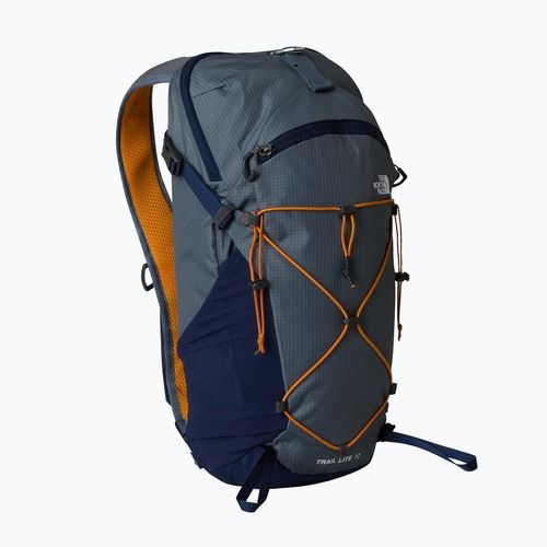 Hiking backpack The North Face Trail Lite 12 l granite grey/summit navy/dust orange