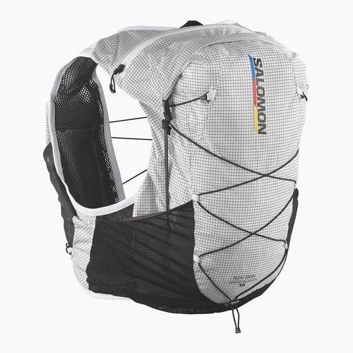 Running backpack Salomon Advance Skin Cross Season Race 15 l white/black