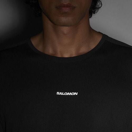 Men's running longsleeve Salomon Shakeout Core deep black